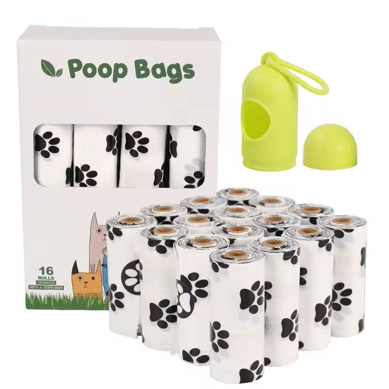 Eco-Friendly Biodegradable Dog Poop Bags with Dispenser