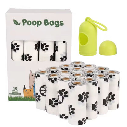 Eco-Friendly Biodegradable Dog Poop Bags with Dispenser