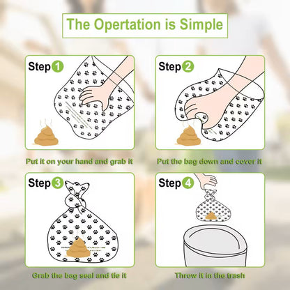 Eco-Friendly Biodegradable Dog Poop Bags with Dispenser