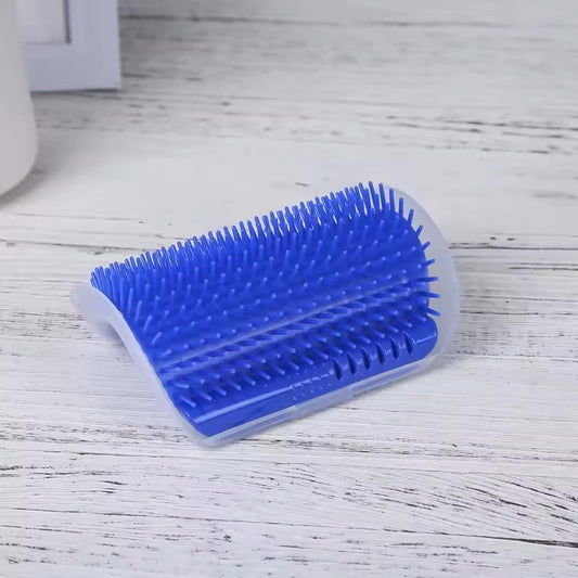 Petsi Cat Corner Massage Groomer & Self-Grooming Brush with Catnip