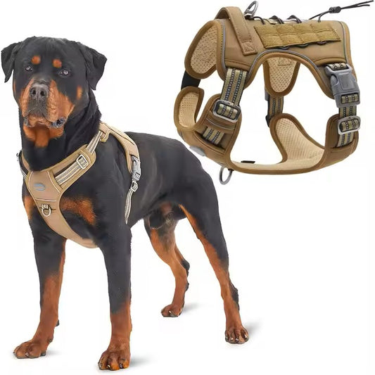 Tactical Dog Harness – Built for Control, Comfort & Adventure!
